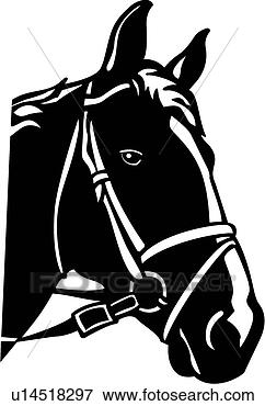 Clip Art - domesticated, 
horse. fotosearch 
- search clipart, 
illustration, 
drawings and vector 
eps graphics images