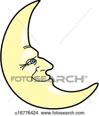 Clipart - lune. fotosearch - recherchez des cliparts, des illustrations, des dessins et des images vectorisées au format eps