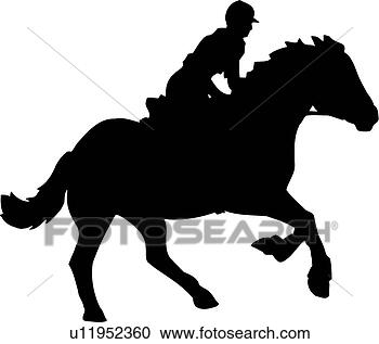Clipart - horse and rider01. 
fotosearch - search 
clipart, illustration, 
drawings and vector 
eps graphics images