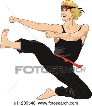 Clip Art - karate. fotosearch 
- search clipart, 
illustration, 
drawings and vector 
eps graphics images