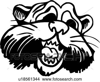 panther clip art description