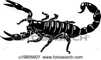 Clip Art - scorpion. fotosearch 
- search clipart, 
illustration, 
drawings and vector 
eps graphics images
