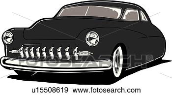 Clip Art - car, auto, automobile, 
cars, autos, automobiles, 
lead sled. fotosearch 
- search clipart, 
illustration, 
drawings and vector 
eps graphics images