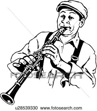 clarinet player