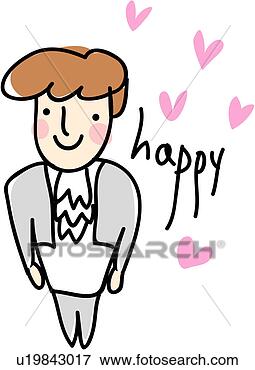 Clip Art - happy, marriage, 
love, heart, tuxedo, 
bridegroom. fotosearch 
- search clipart, 
illustration, 
drawings and vector 
eps graphics images
