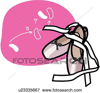Clip Art - dancing, ballerina 
shoes, dancer, 
dance, ballet, 
ballerina. fotosearch 
- search clipart, 
illustration, 
drawings and vector 
eps graphics images