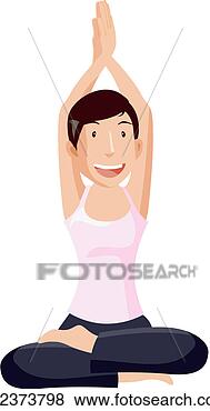 Clip Art - fitness, smiling, 
crossed, legs, 
healthiness. fotosearch 
- search clipart, 
illustration, 
drawings and vector 
eps graphics images