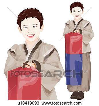 Clipart - traditional korean 
clothes,  new 
year,  chinese 
new year,  new 
years. fotosearch 
- search clipart, 
illustration, 
drawings and vector 
eps graphics images