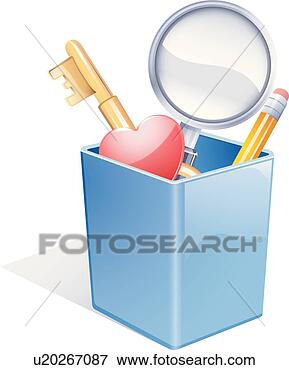 Clip Art - keys, icons, key, 
magnifying glass, 
business, heart, 
icon. fotosearch 
- search clipart, 
illustration, 
drawings and vector 
eps graphics images