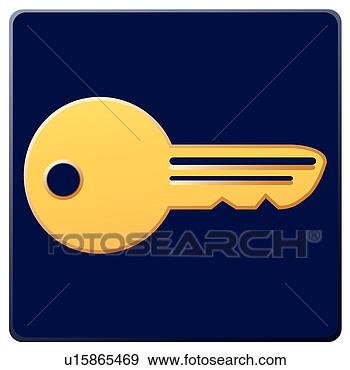 Clip Art - security icon, 
icons, household, 
keys, key, symbol 
icon, icon. fotosearch 
- search clipart, 
illustration, 
drawings and vector 
eps graphics images