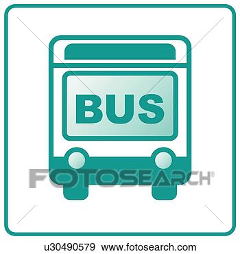 Clip Art - symbol icon,  
icons,  land transportation, 
 transportation, 
 public. fotosearch 
- search clipart, 
illustration, 
drawings and vector 
eps graphics images