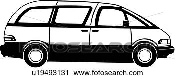 mini van clip art