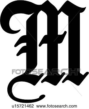 old english font letter m old english font letter m