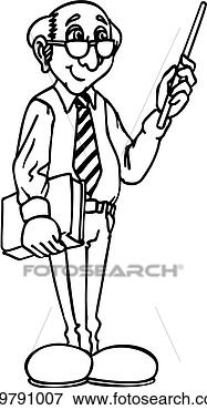cartoon of a man