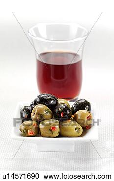 Stock Photography - olives and port. 
fotosearch - search 
stock photos, 
pictures, images, 
and photo clipart