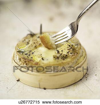 Banco de Imagem - encaixotado,  
assado,  camembert. 
fotosearch - busca 
de fotos, imagens 
e clipart