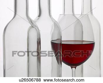 Banco de Imagem - vinho,  garrafas, 
 vidro,  vermelho, 
 vinho. fotosearch 
- busca de fotos, 
imagens e clipart