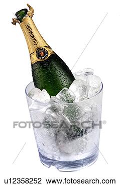 Banco de Imagem - champanhe,  gelo, 
 balde,  non, 
 exclusivo. fotosearch 
- busca de fotos, 
imagens e clipart
