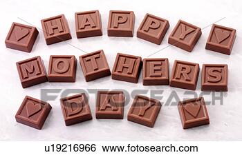 Banco de Imagem - feliz,  mãe,  
dia,  chocolates. 
fotosearch - busca 
de fotos, imagens 
e clipart