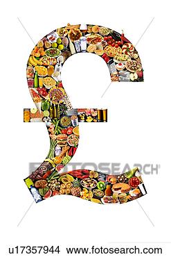 Banco de Imagem - foodfont,  libra, 
 esterlino,  pretas, 
 branca,  non, 
 exclusivo. fotosearch 
- busca de fotos, 
imagens e clipart