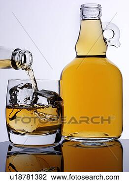 Banco de Imagem - despejar,  vidro, 
 scotch,  uísque. 
fotosearch - busca 
de fotos, imagens 
e clipart