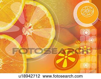 Clip Art - fruit superimposed 
on a colored background. 
fotosearch - search 
clipart, illustration, 
drawings and vector 
eps graphics images