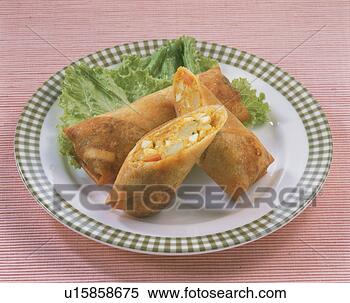 Stock Image - egg roll, curry 
style. fotosearch 
- search stock 
photos, pictures, 
images, and photo 
clipart