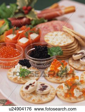 Stock Photo - appetizer for 
christmas dinner, 
close-up. fotosearch 
- search stock 
photos, pictures, 
images, and photo 
clipart