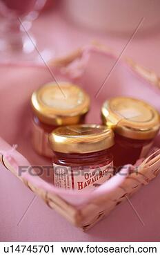 Stock Photography - jars of jam in 
a basket. fotosearch 
- search stock 
photos, pictures, 
images, and photo 
clipart