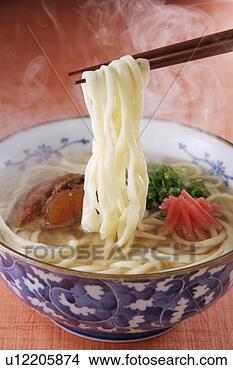 Stock Photo - okinawa noodles. 
fotosearch - search 
stock photos, 
pictures, images, 
and photo clipart