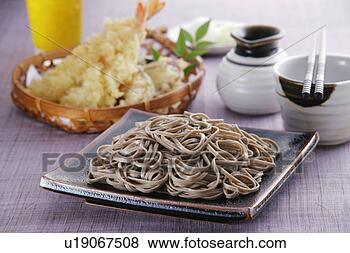 Stock Photo - soba and tempura. 
fotosearch - search 
stock photos, 
pictures, images, 
and photo clipart