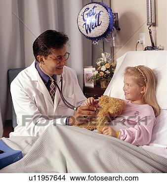 Stock Photo - doctor and little 
girl patient. 
fotosearch - search 
stock photos, 
pictures, images, 
and photo clipart
