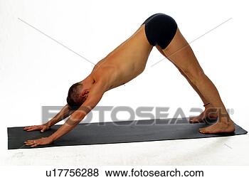 Stock Photo - flexible man in 
yoga position. 
fotosearch - search 
stock photos, 
pictures, images, 
and photo clipart
