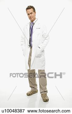 Foto - estúdio,  tiro, 
 mid-adulto,  
caucasiano,  macho, 
 doutor,  mãos. 
fotosearch - busca 
de fotos, imagens 
e clipart