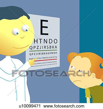 Clipart - macho,  oculista, 
 verificar,  menina, 
 olho,  vista, 
 olho,  mapa. 
fotosearch - busca 
de ilustrações 
clipeart e desenhos