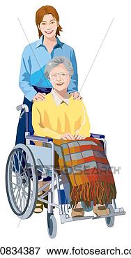 Arquivos de Ilustração - grandmather,  
filha. fotosearch 
- busca de ilustrações 
clipeart e desenhos