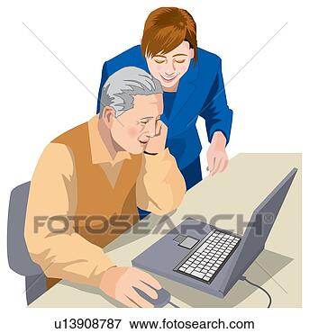 Stock Illustration - personal computer 
class. fotosearch 
- search clipart, 
illustration, 
drawings and vector 
eps graphics images