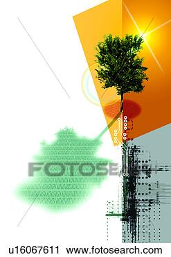 Clipart - árvore,  fundo, 
 cyber,  tecno, 
 digital,  luz, 
 computador,  
gráfico. fotosearch 
- busca de ilustrações 
clipeart e desenhos