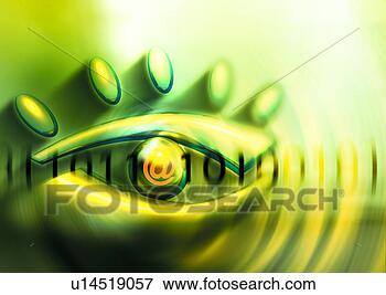 Arquivos de Ilustração - olho,  fundo, 
 cyber,  tecno, 
 digital,  binário, 
 código,  computador. 
fotosearch - busca 
de ilustrações 
clipeart e desenhos