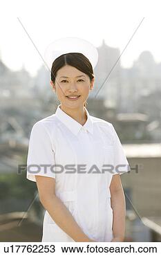 Banco de Imagem - retrato,  femininas, 
 enfermeira. fotosearch 
- busca de fotos, 
imagens e clipart