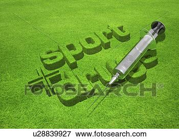 剪贴画库 - 药物, 运动, 概念性, 艺术品 u288399