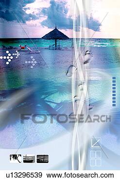 Arquivos de Ilustrações - digital,  setas, 
 sobreposto,  
mar,  costa. fotosearch 
- busca de ilustrações 
clipeart e desenhos
