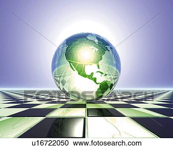 Arquivos de Ilustração - cristal,  globo, 
 pretas,  branca, 
 checkered,  chão, 
 azul,  fundo. 
fotosearch - busca 
de ilustrações 
clipeart e desenhos