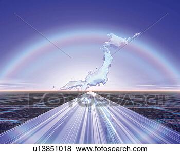 Arquivos de Ilustrações - estrada,  cristal, 
 mapa,  japão, 
 arco íris,  computador, 
 gráficos. fotosearch 
- busca de ilustrações 
clipeart e desenhos