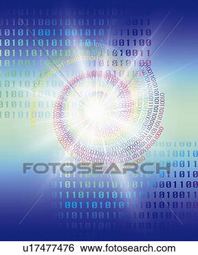 Banco de Imagem - espiral,  computador, 
 língua,  computador, 
 gráficos,  composição. 
fotosearch - busca 
de fotos, imagens 
e clipart