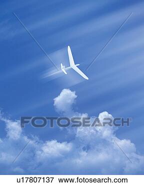 Foto - papel,  avião, 
 céu,  baixo, 
 ângulo,  vista, 
 computador,  
gráficos. fotosearch 
- busca de fotos, 
imagens e clipart