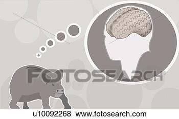 Arquivos de Ilustrações - close-up,  porco, 
 pensando. fotosearch 
- busca de ilustrações 
clipeart e desenhos