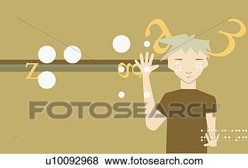 Arquivos de Ilustrações - close-up,  pessoa, 
 waving. fotosearch 
- busca de ilustrações 
clipeart e desenhos