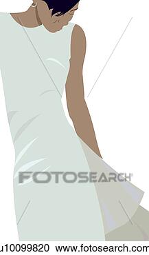 Arquivos de Ilustração - close-up,  jovem, 
 mulher,  olhar, 
 dela,  vestido. 
fotosearch - busca 
de ilustrações 
clipeart e desenhos