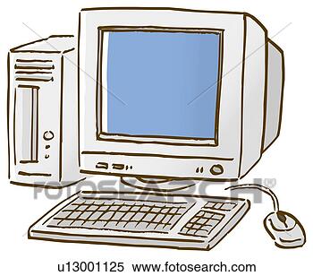 Arquivos de Ilustração - pessoal,  computador, 
 fim,  cima,  
alto,  ângulo, 
 vista. fotosearch 
- busca de ilustrações 
clipeart e desenhos